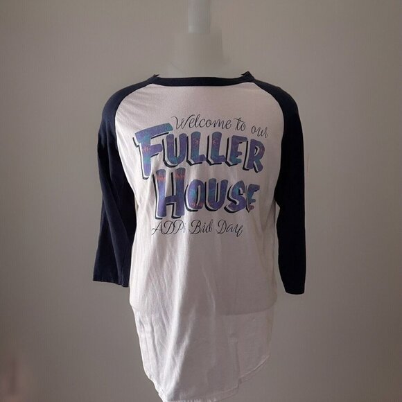 Alpha Delta Pi Bid Day T-Shirt Size Large Adpi Sorority Fuller House Shirt - Picture 2 of 10